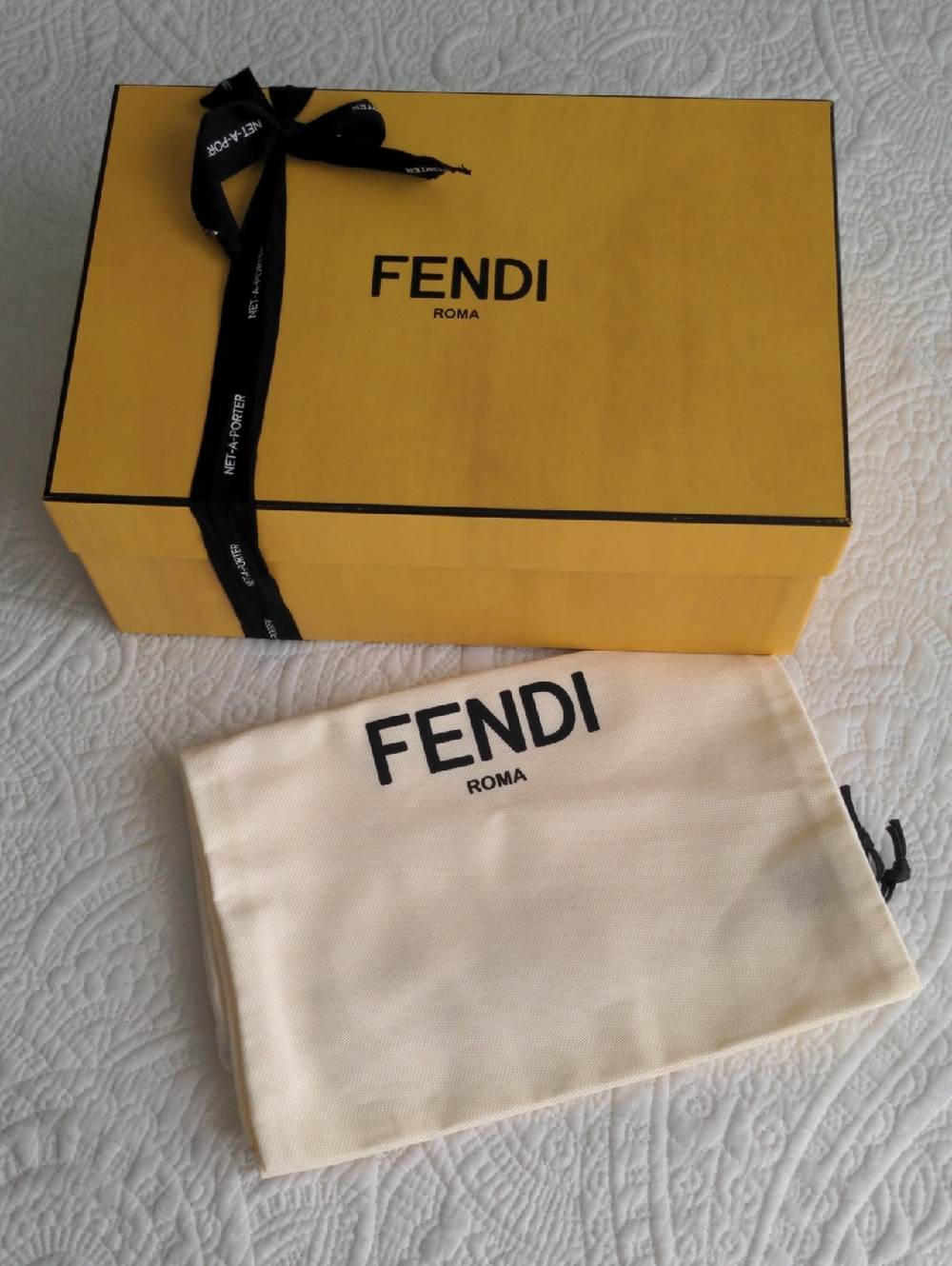 Fendi Box + Dust Bags